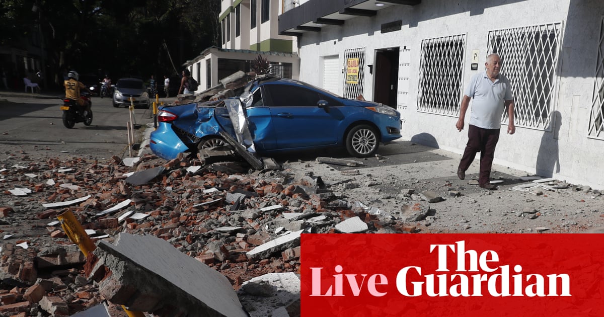 At least 20 dead after 7.4 magnitude earthquake shakes Colombia – latest news